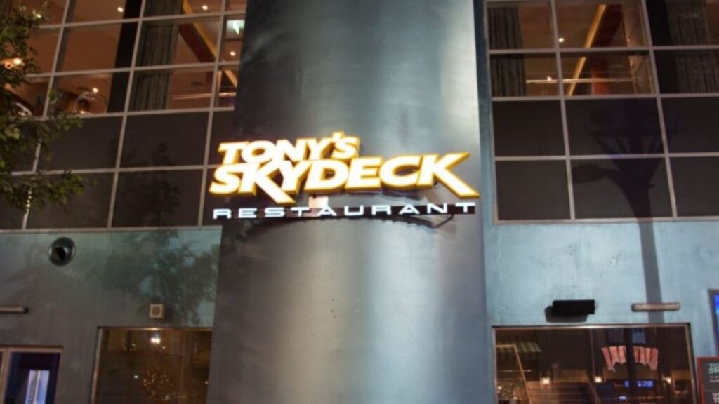 Tony's Skydeck Restaurant entrance