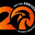 Falcon's 20th anniversary logo
