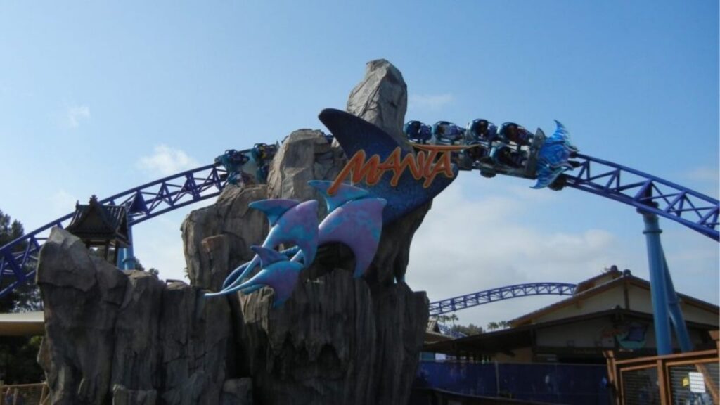 Manta Roller Coaster at SeaWorld San Diego