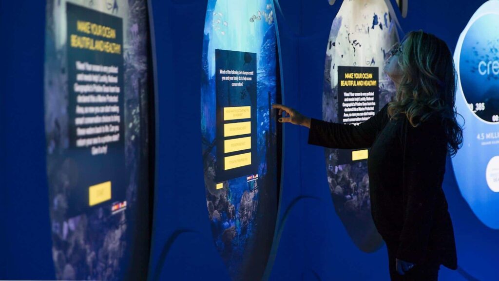 Interactives at National Geographic Encounter Ocean Odyssey