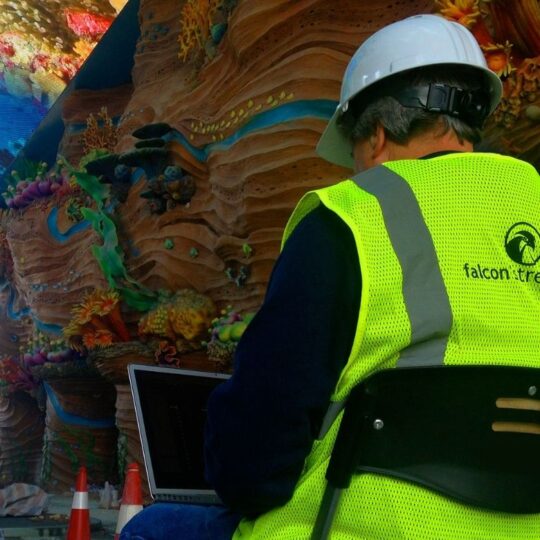 Onsite sound mixing at Chimelong Ocean Kingdom